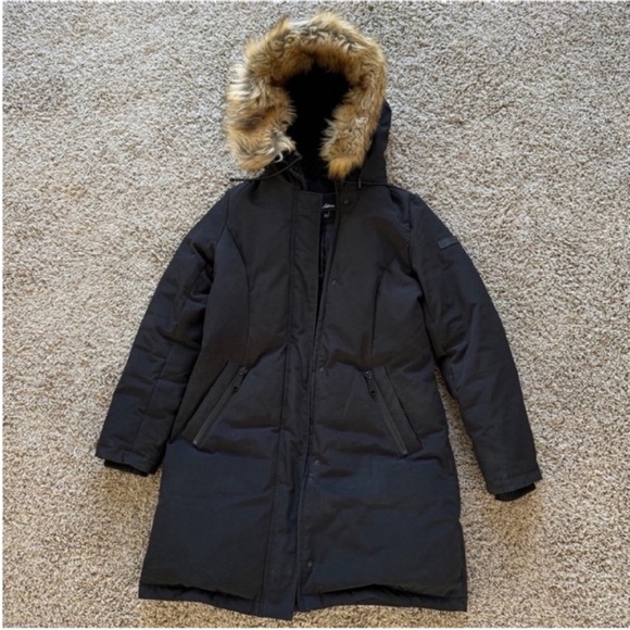 Sam Edelman Black Winter Coat - Picture 1 of 8